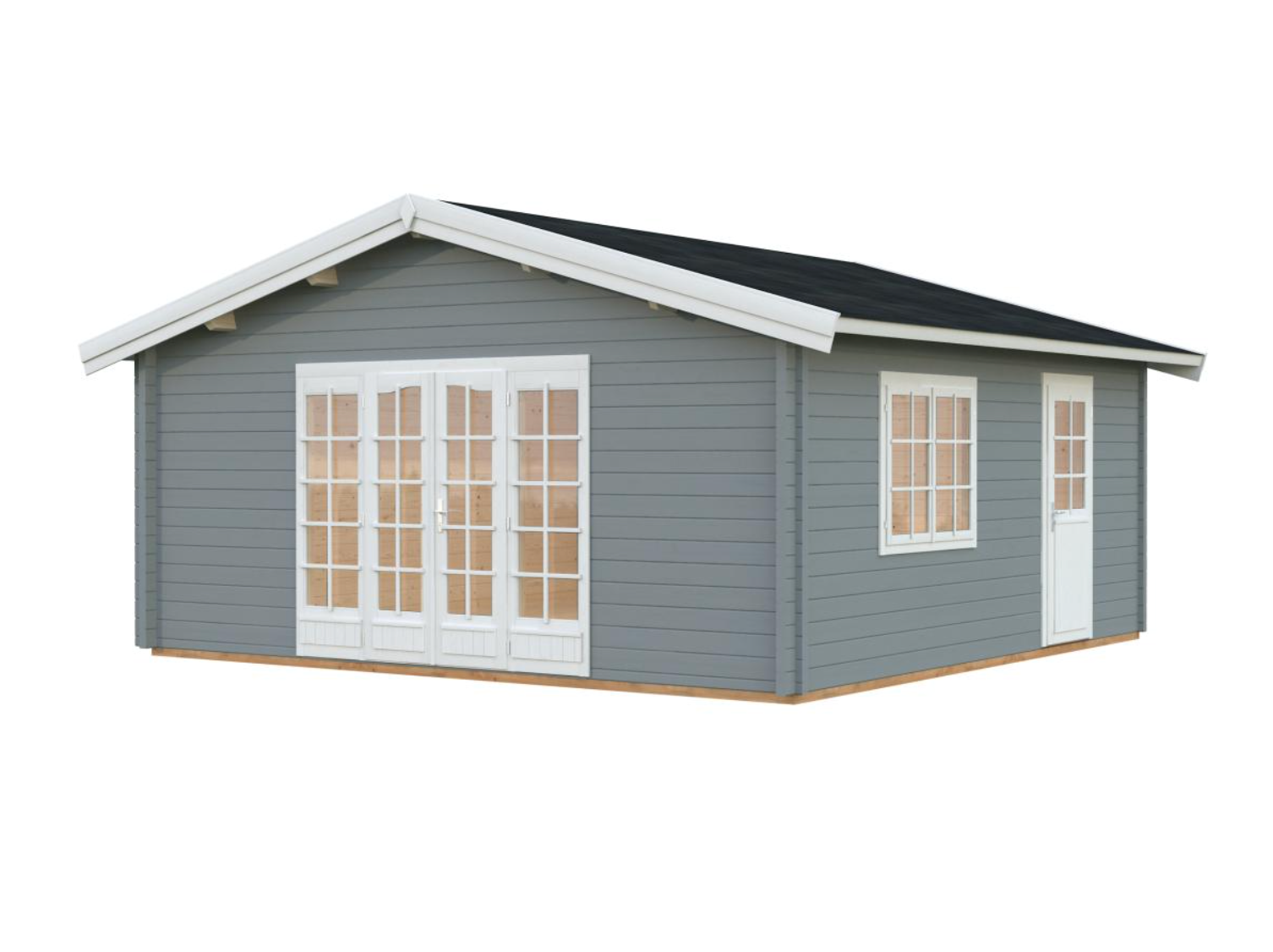 Palmako | Irene XXL (18'4" x 18'4" | 298 sq.ft. | 2.8") Log Cabin Summer House