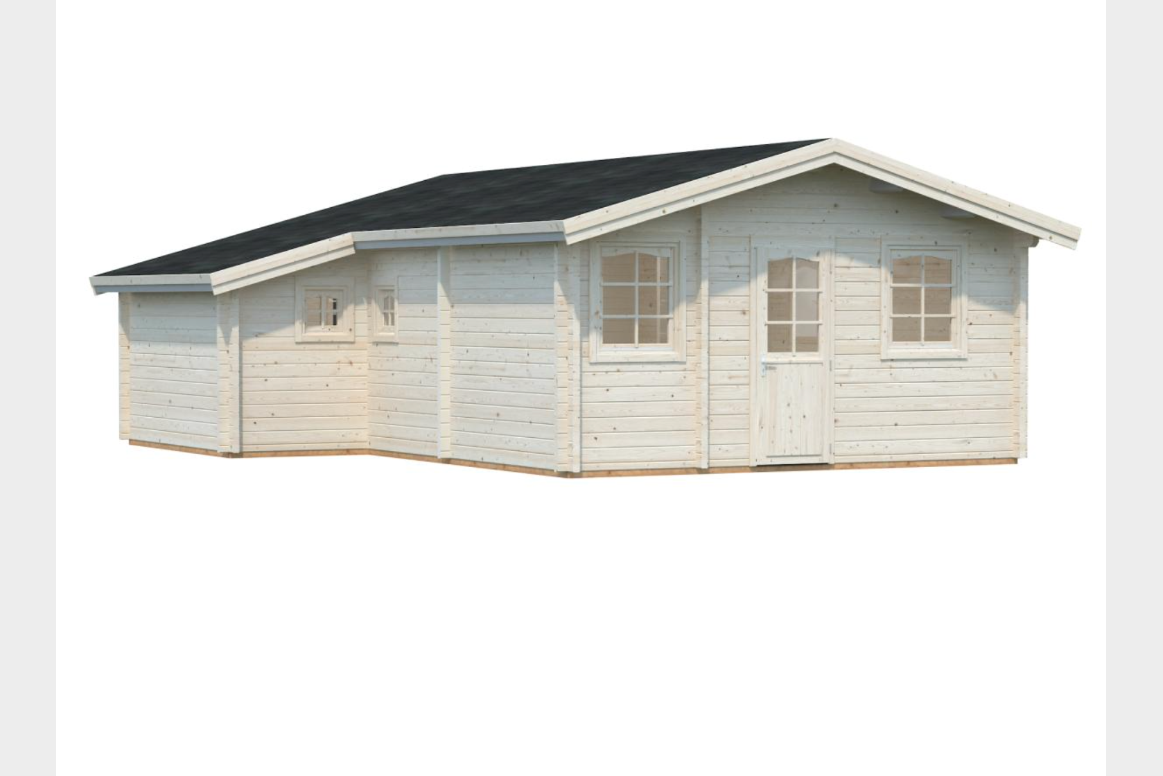 Palmako | Emily (21'8" x 25'7" | 421.9 sq.ft. | 2.8") Traditional Timber Holiday House