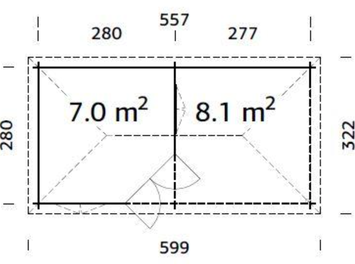Palmako | Melanie XXL (18′3″ × 9′2″ | 75.3 sq.ft. | 1.1″) Pavilion Summer House with Canopy