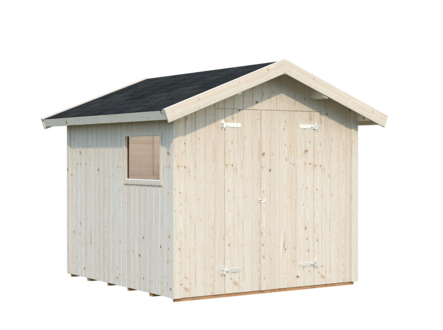 Palmako | Nils S (7'8" x 7'10" | 58.1 sq.ft.) Storage Shed