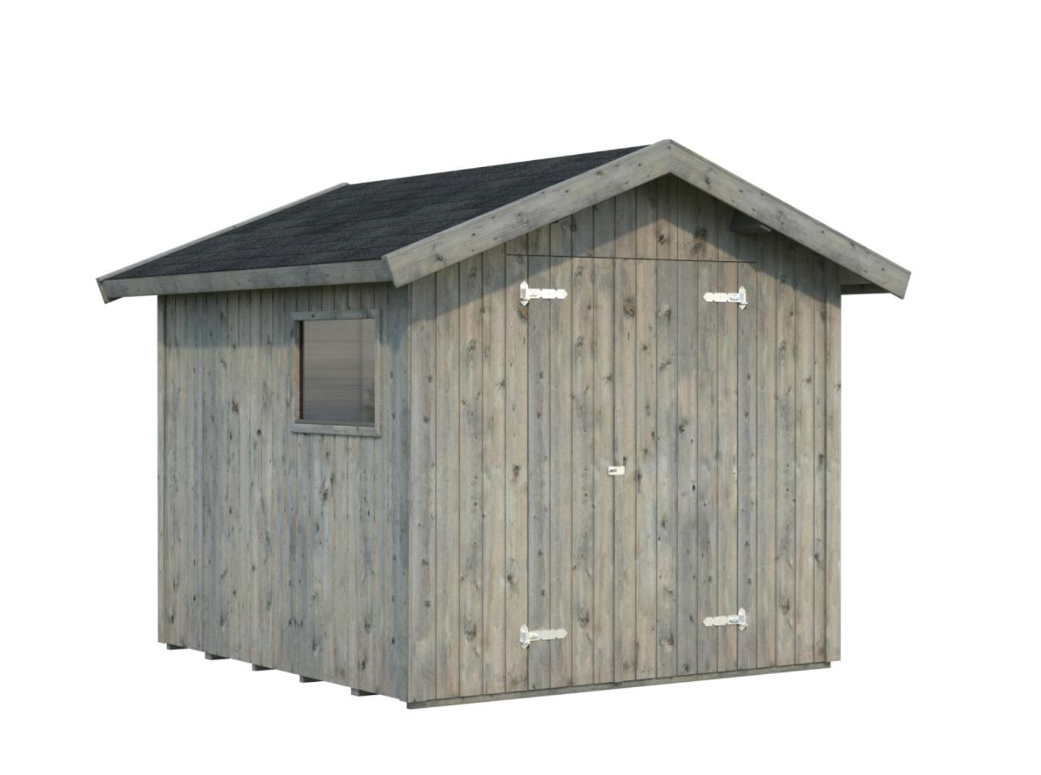 Palmako | Nils S (7'8" x 7'10" | 58.1 sq.ft.) Storage Shed