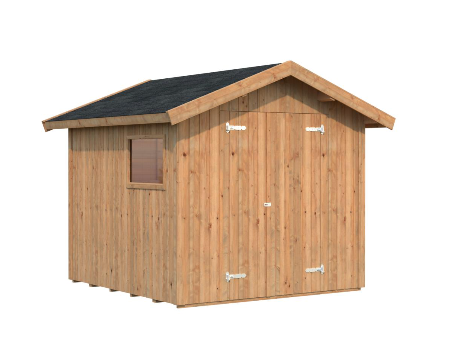 Palmako | Nils S (7'8" x 7'10" | 58.1 sq.ft.) Storage Shed