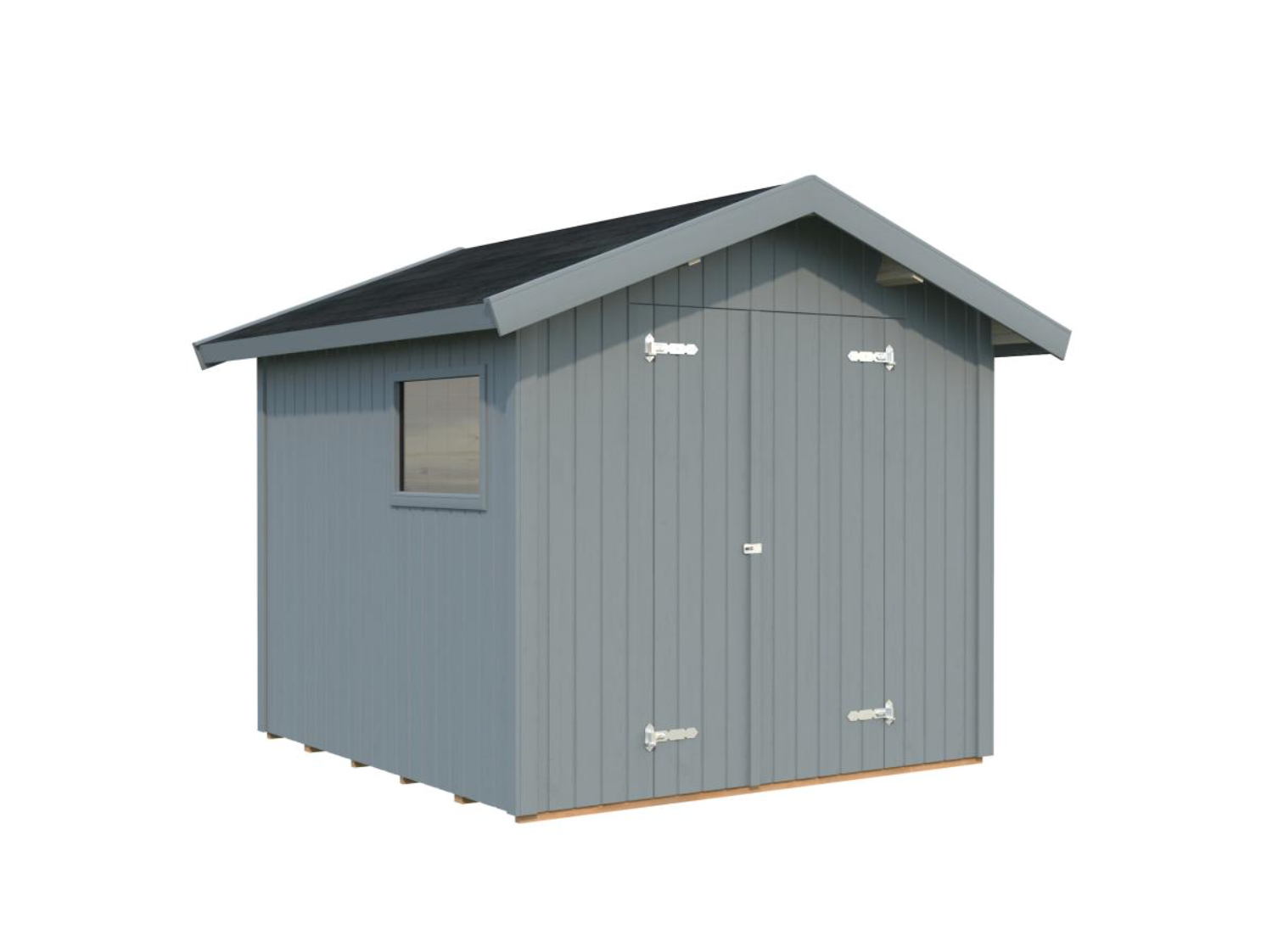 Palmako | Nils S (7'8" x 7'10" | 58.1 sq.ft.) Storage Shed