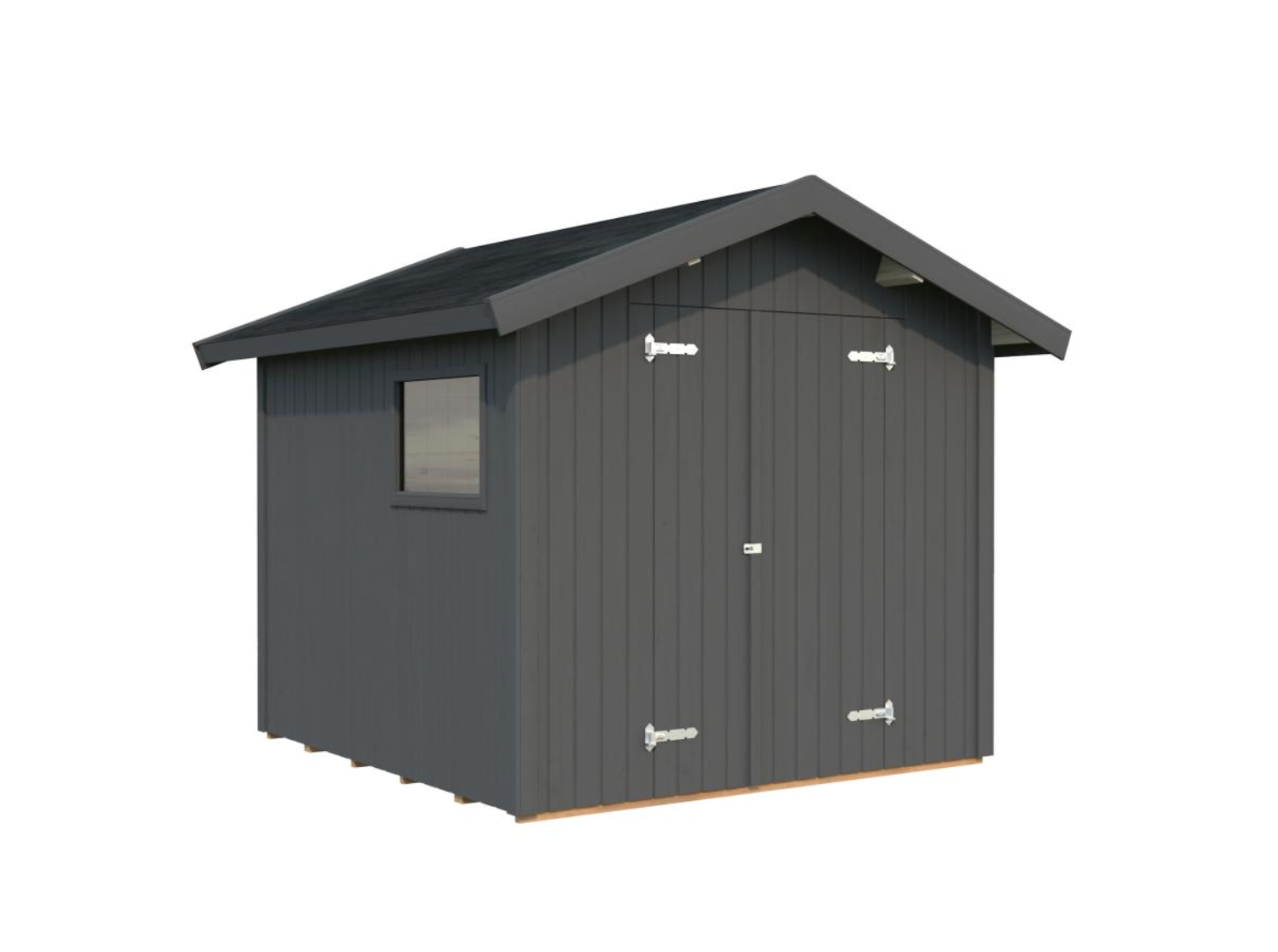 Palmako | Nils S (7'8" x 7'10" | 58.1 sq.ft.) Storage Shed