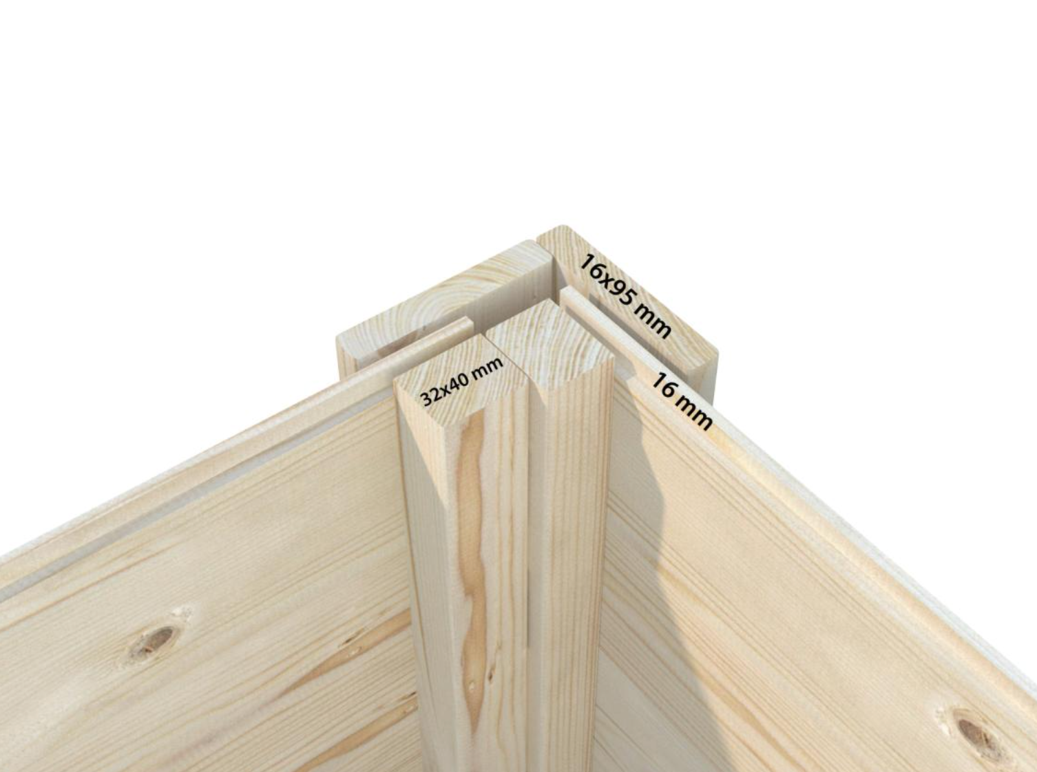 Palmako | Nils S (7'8" x 7'10" | 58.1 sq.ft.) Storage Shed