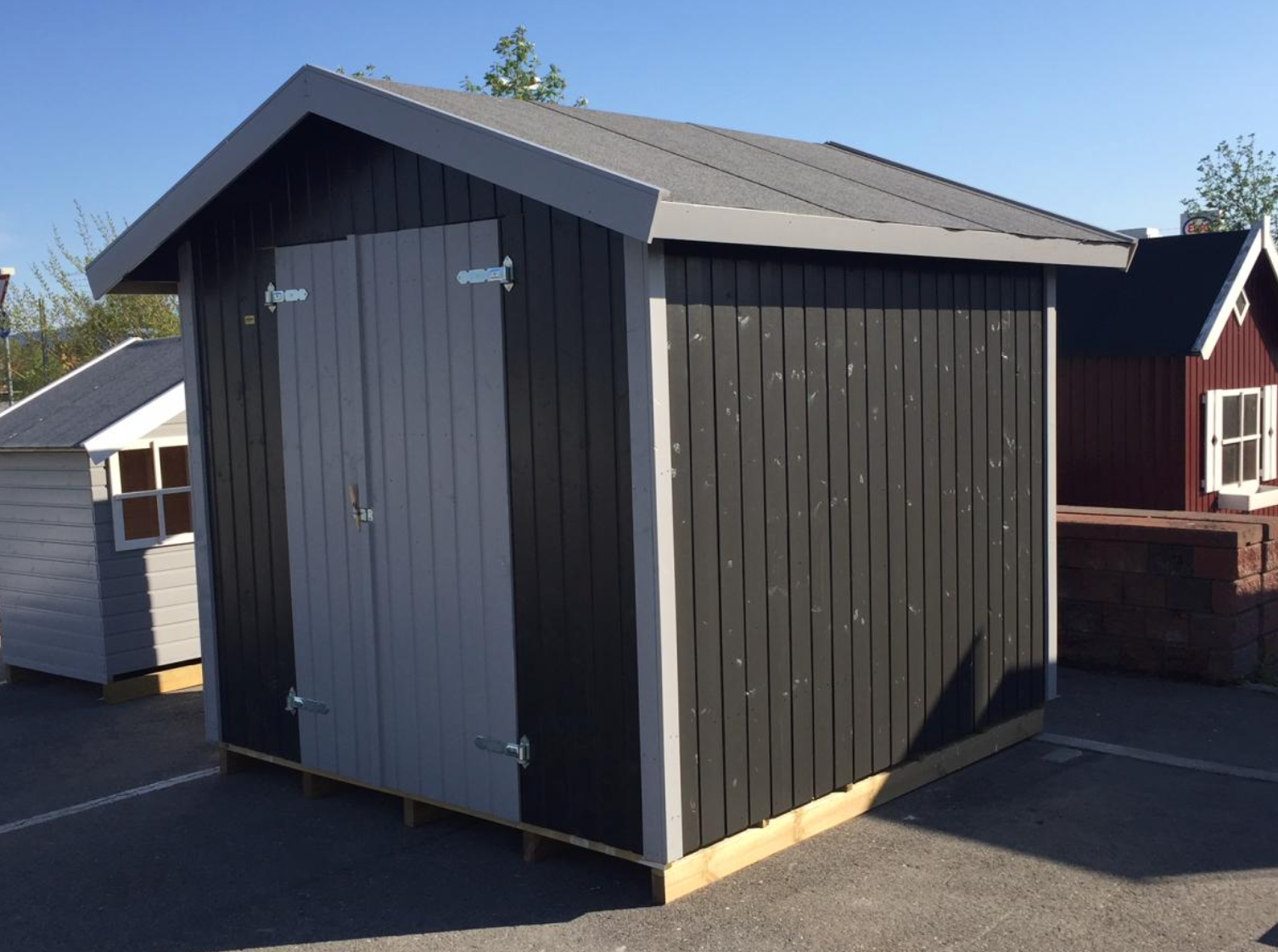 Palmako | Nils S (7'8" x 7'10" | 58.1 sq.ft.) Storage Shed