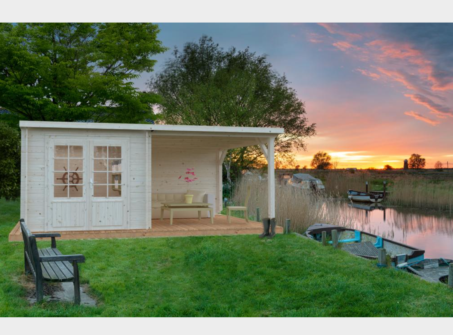 Palmako | Ella (18'1" x 10'6" | 162.5 sq.ft. | 1.1") Roof Summer House