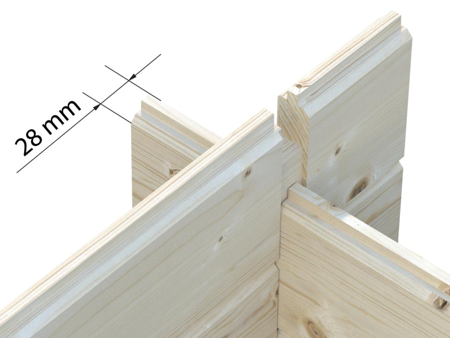 Palmako | Ella (20'0" x 10'6" | 180.8 sq.ft. | 1.1") Roof Summer House