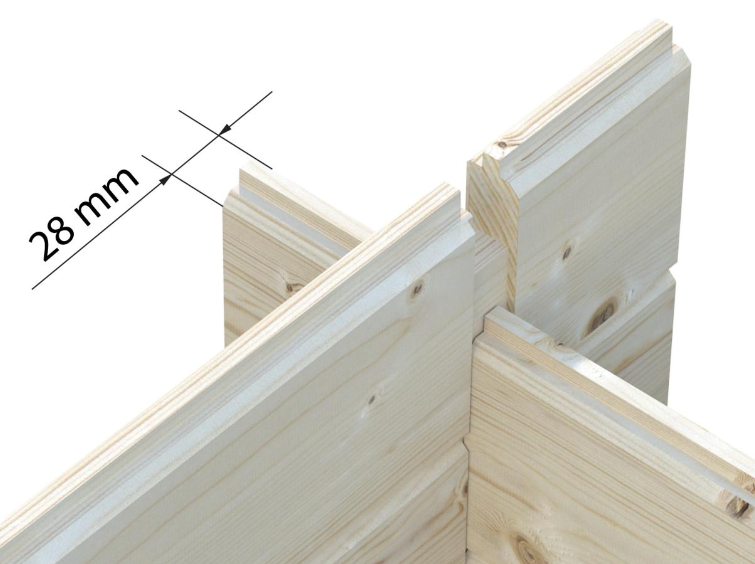 Palmako | Ella (22'0" x 10'6" | 201.3 sq.ft. | 1.1") Roof Summer House