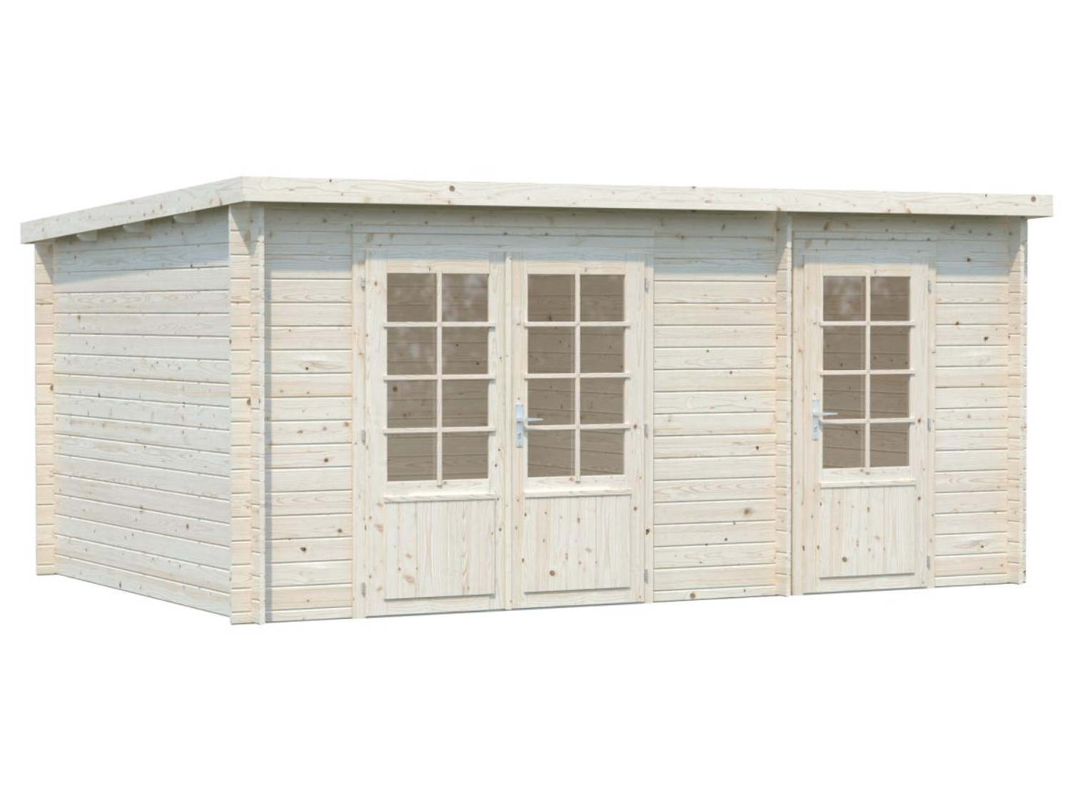 Palmako | Ella (15'5" x 10'6" | 139.9 sq.ft. | 1.1") Two Room Summer House