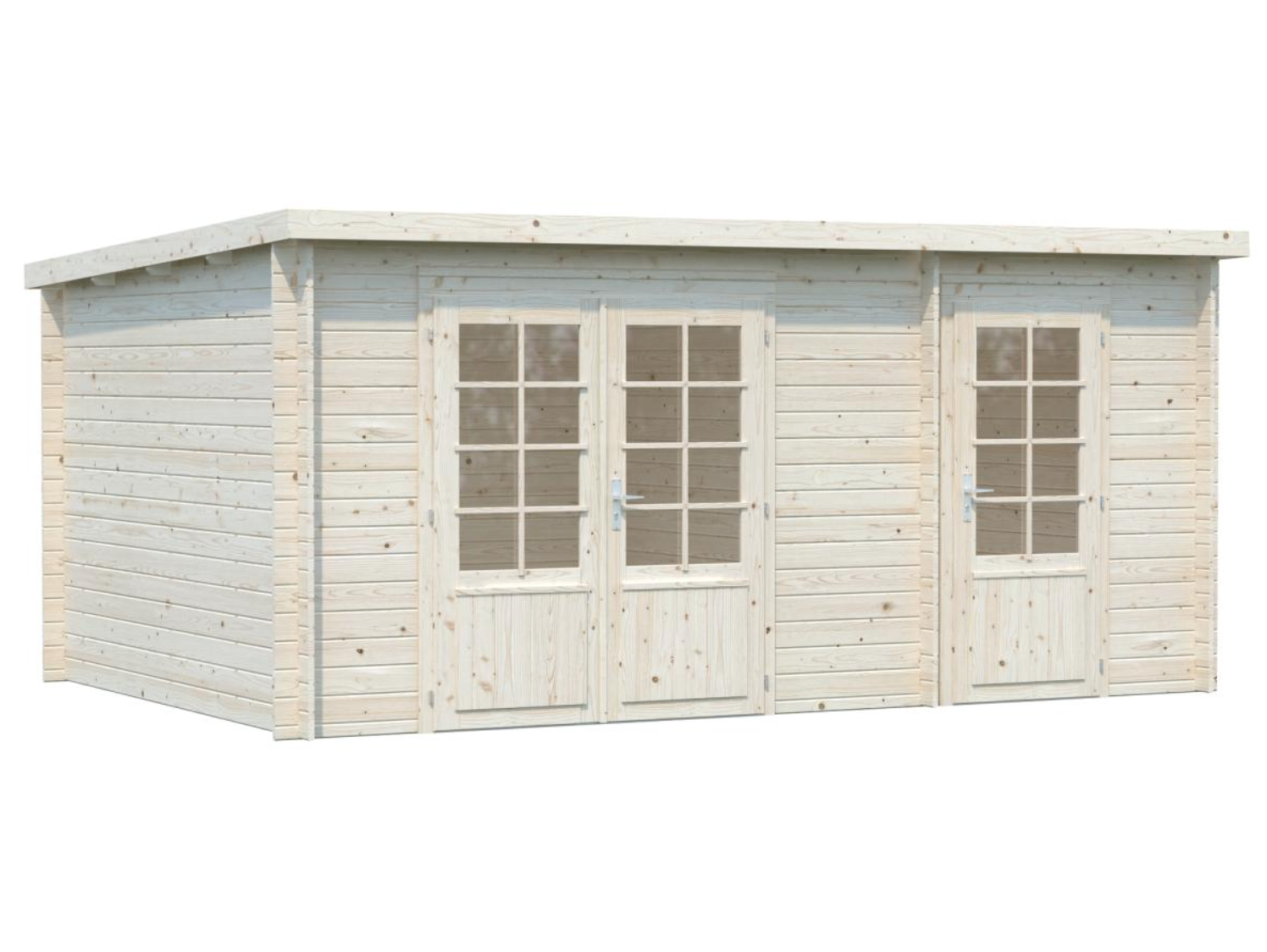 Palmako | Ella (15'5" x 10'6" | 139.9 sq.ft. | 1.1") Two Room Summer House