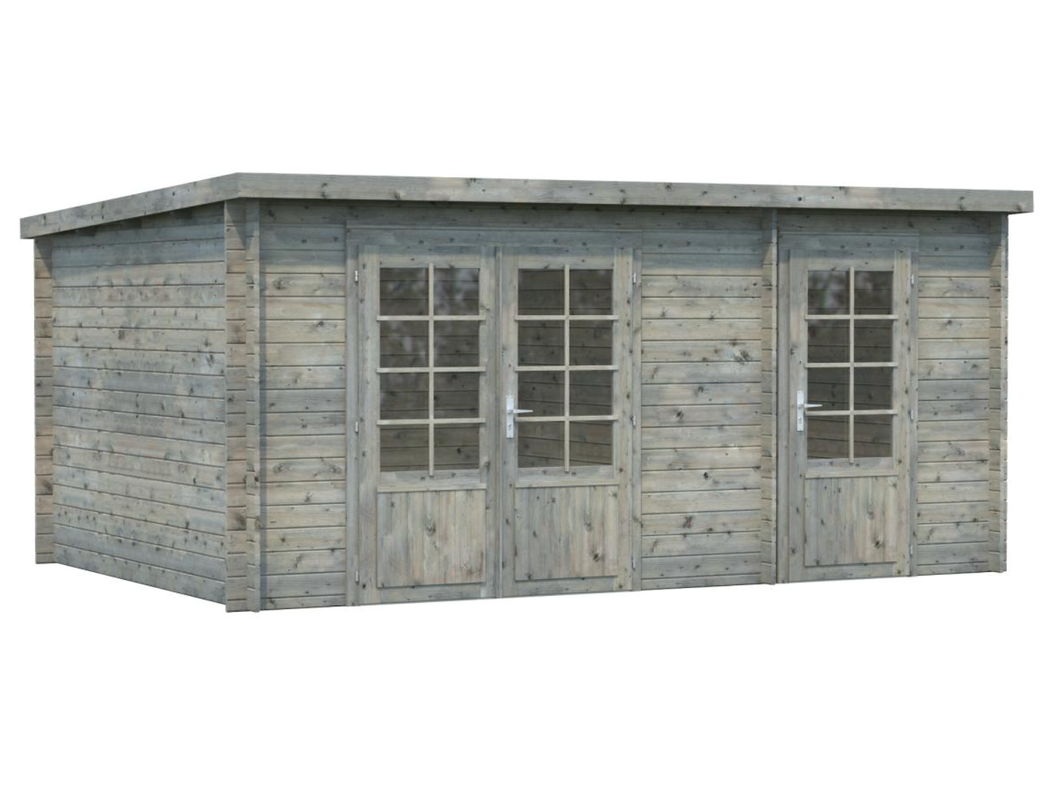 Palmako | Ella (15'5" x 10'6" | 139.9 sq.ft. | 1.1") Two Room Summer House