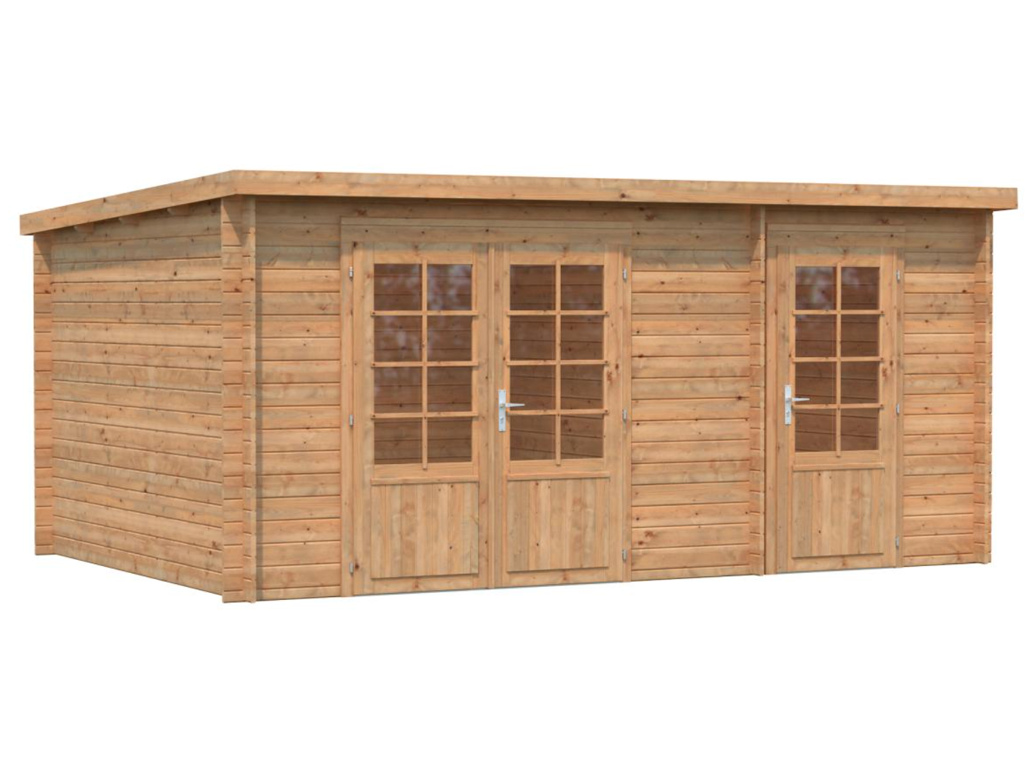 Palmako | Ella (15'5" x 10'6" | 139.9 sq.ft. | 1.1") Two Room Summer House