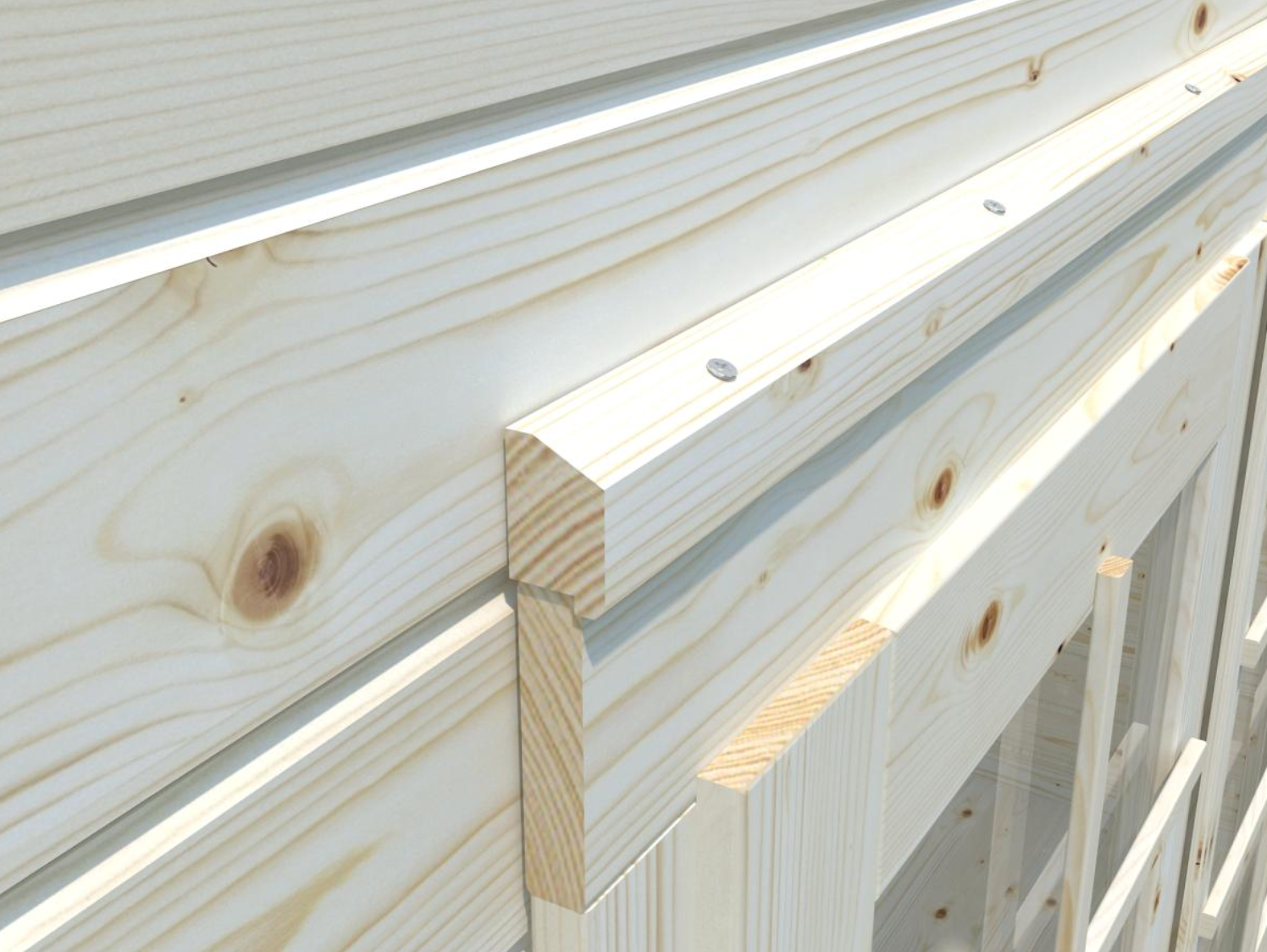 Palmako | Ella (15'5" x 10'6" | 139.9 sq.ft. | 1.1") Two Room Summer House