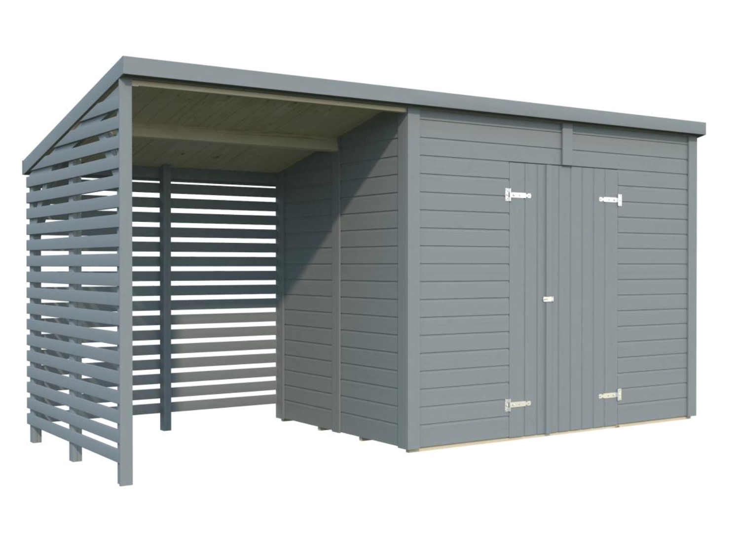 Palmako | Leif XL (15′1″ × 5′7″ | 48.4 sq.ft.) Spacious Garden Shed