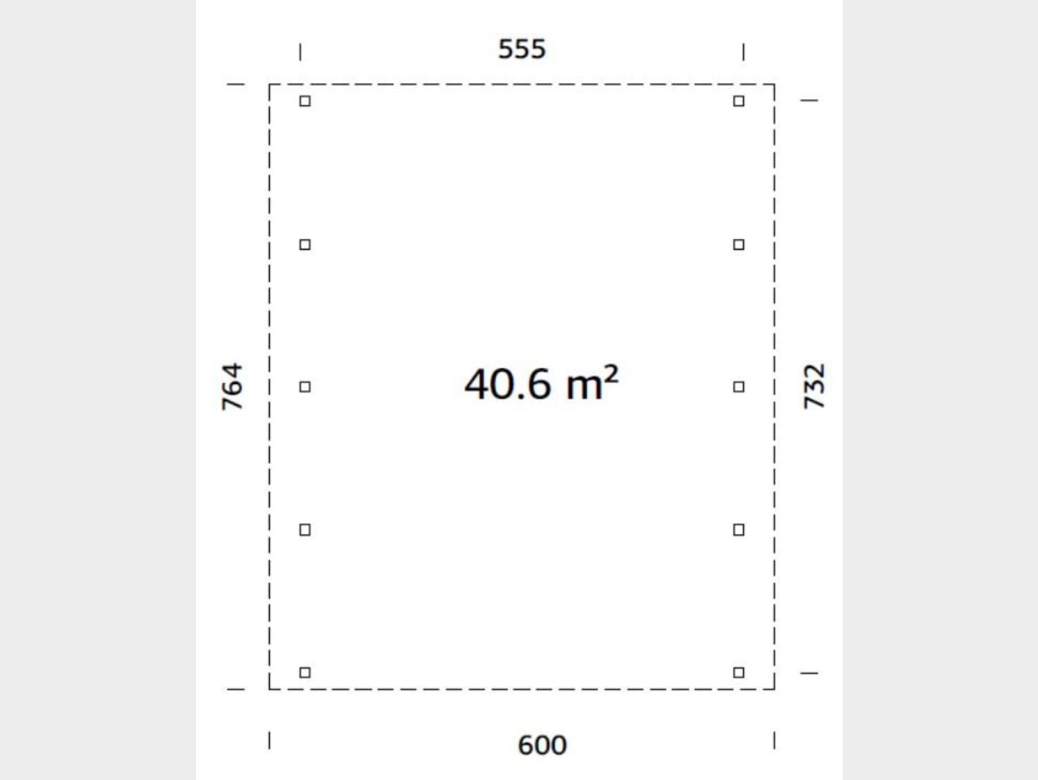 Palmako | Karl XL (18'3" x 24'0" | 437 sq.ft.) Large Pavilion or Modern Flat Roof Double Carport