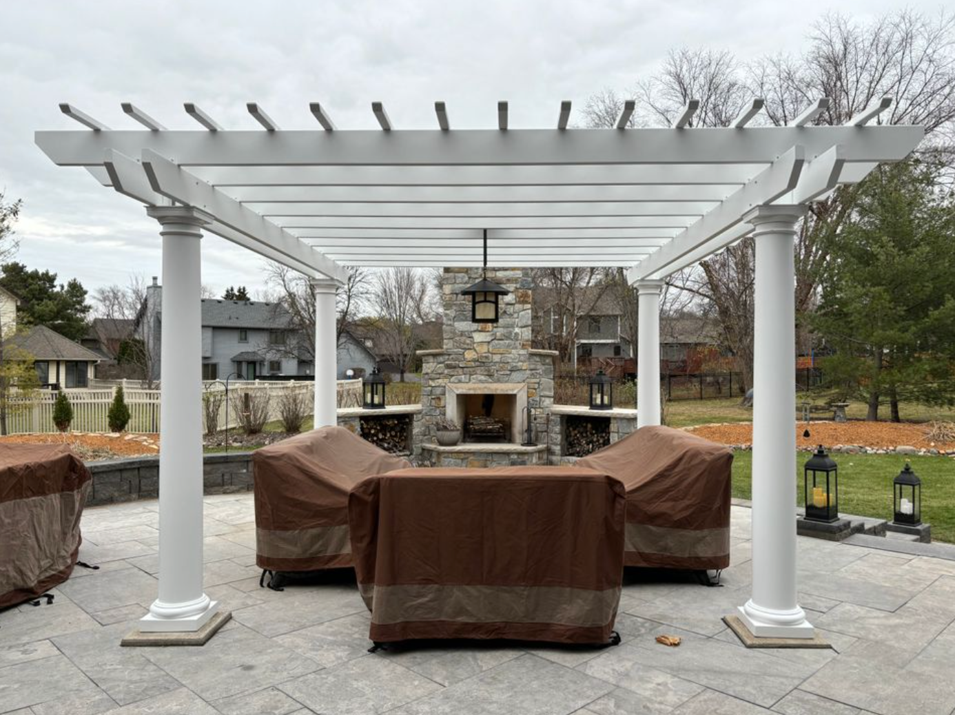 Arbors Direct | Tranquility Freestanding Fiberglass Pergola
