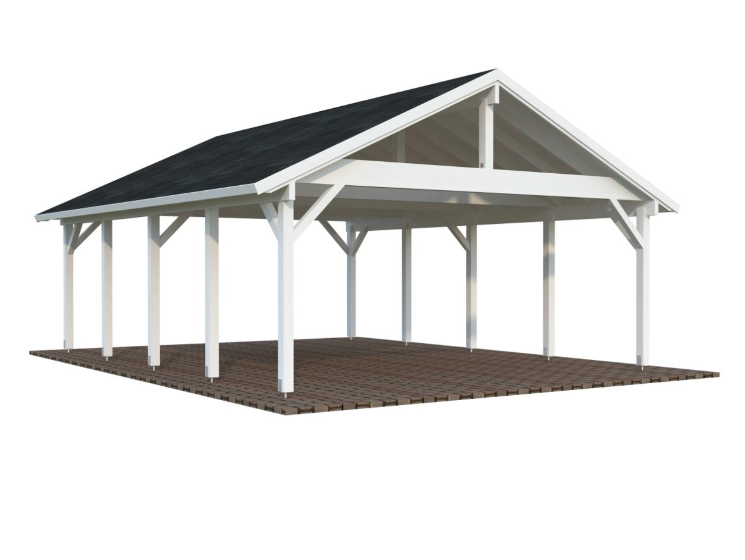 Palmako | Robert XL (18'4" x 23'11" | 437 sq.ft.) Double Carport or Large Pavilion