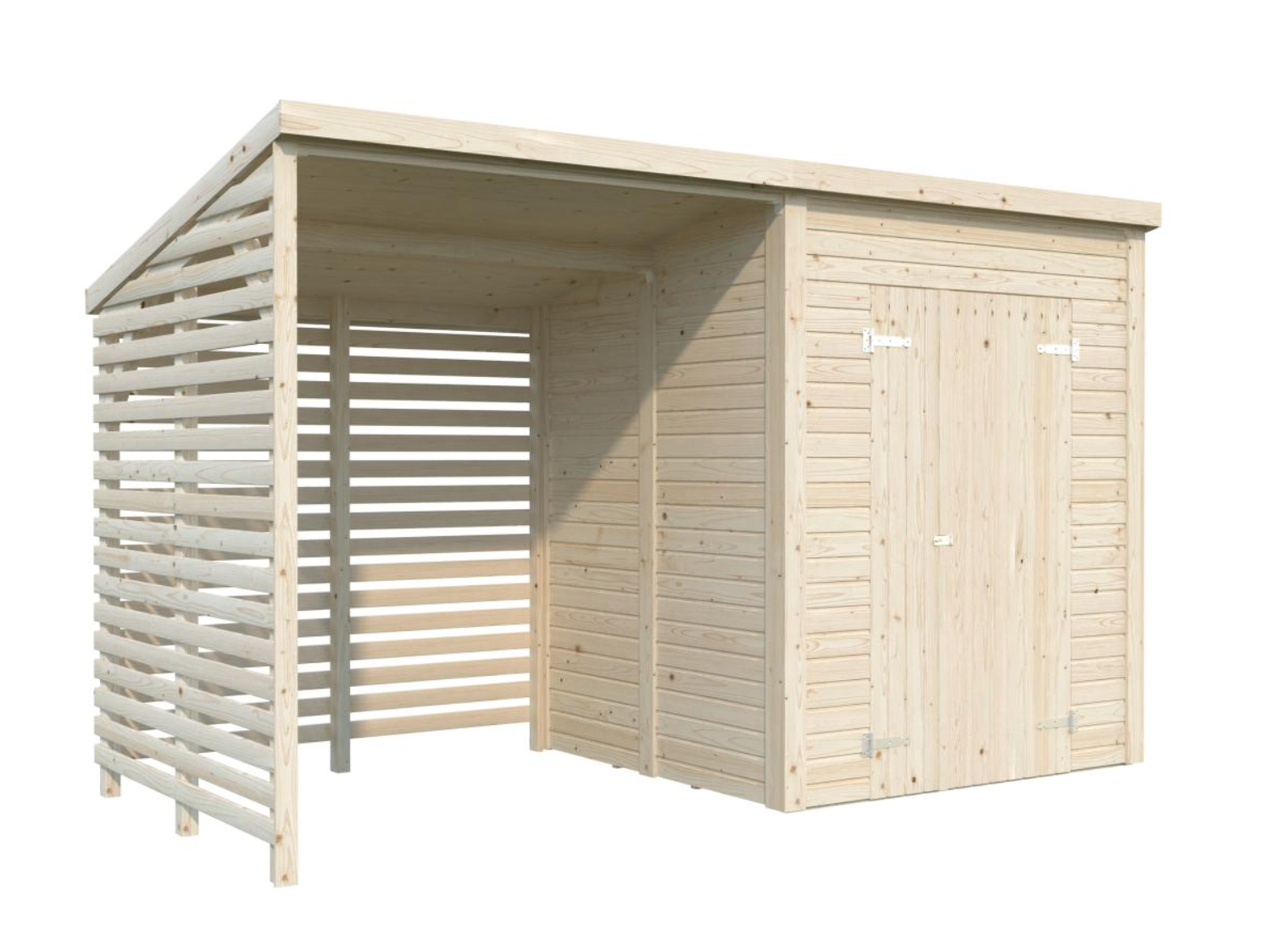Palmako | Leif L (12′2″ × 5′7″ | 32.3 sq.ft.) Practical Garden Shed
