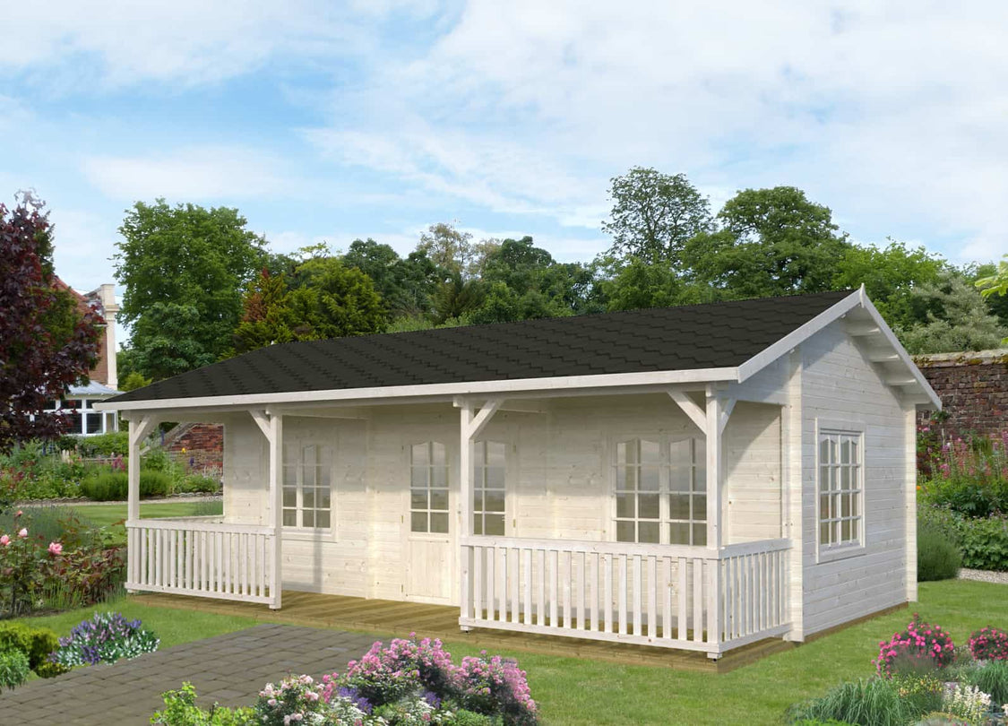 Palmako | Sandra L (25'11" x 12'2" | 395 sq.ft. | 1.7") Multi-Room Log Cabin