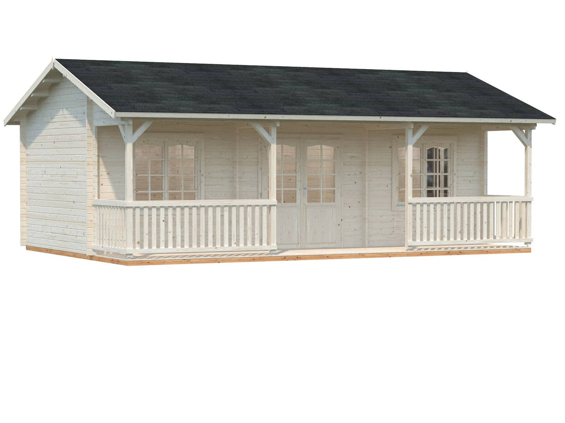 Palmako | Sandra L (25'11" x 12'2" | 395 sq.ft. | 1.7") Multi-Room Log Cabin