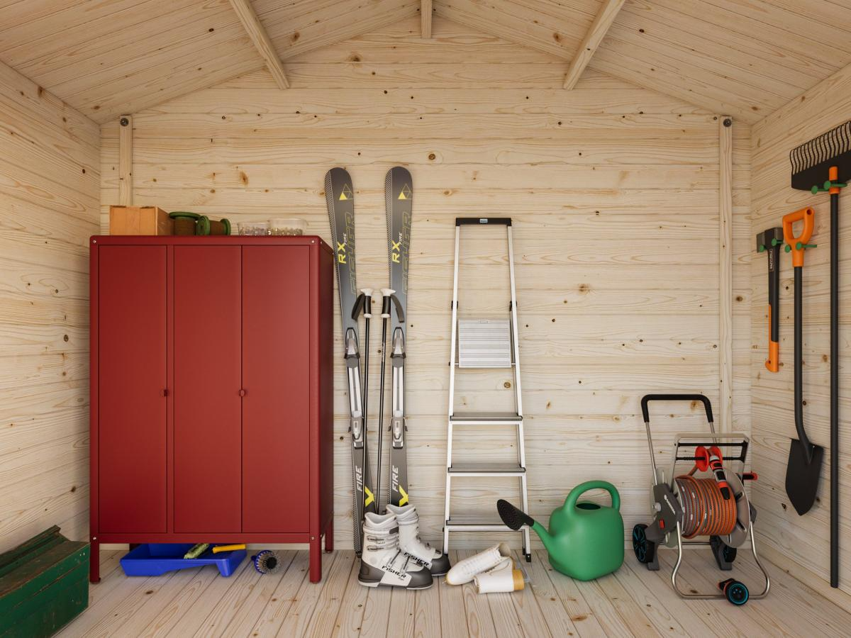 Palmako | Vivian M (10'6" x 8'6" | 74.3 sq.ft. | 1.1") Compact Garden Log Cabin