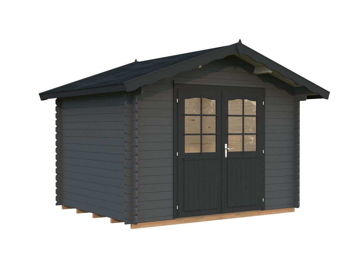 Palmako | Vivian M (10'6" x 8'6" | 74.3 sq.ft. | 1.1") Compact Garden Log Cabin