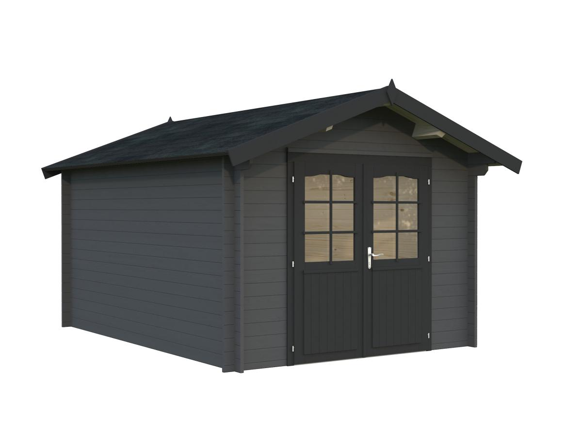 Palmako | Lotta M (9'8" x 13'1" | 107.6 sq.ft. | 1.3") Traditional Garden Log Cabin