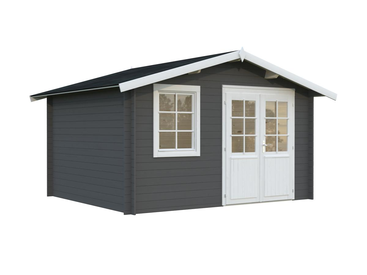 Palmako | Klara M (12'6" x 10'6" | 111.9 sq.ft. | 1.1") Compact Garden Log Cabin