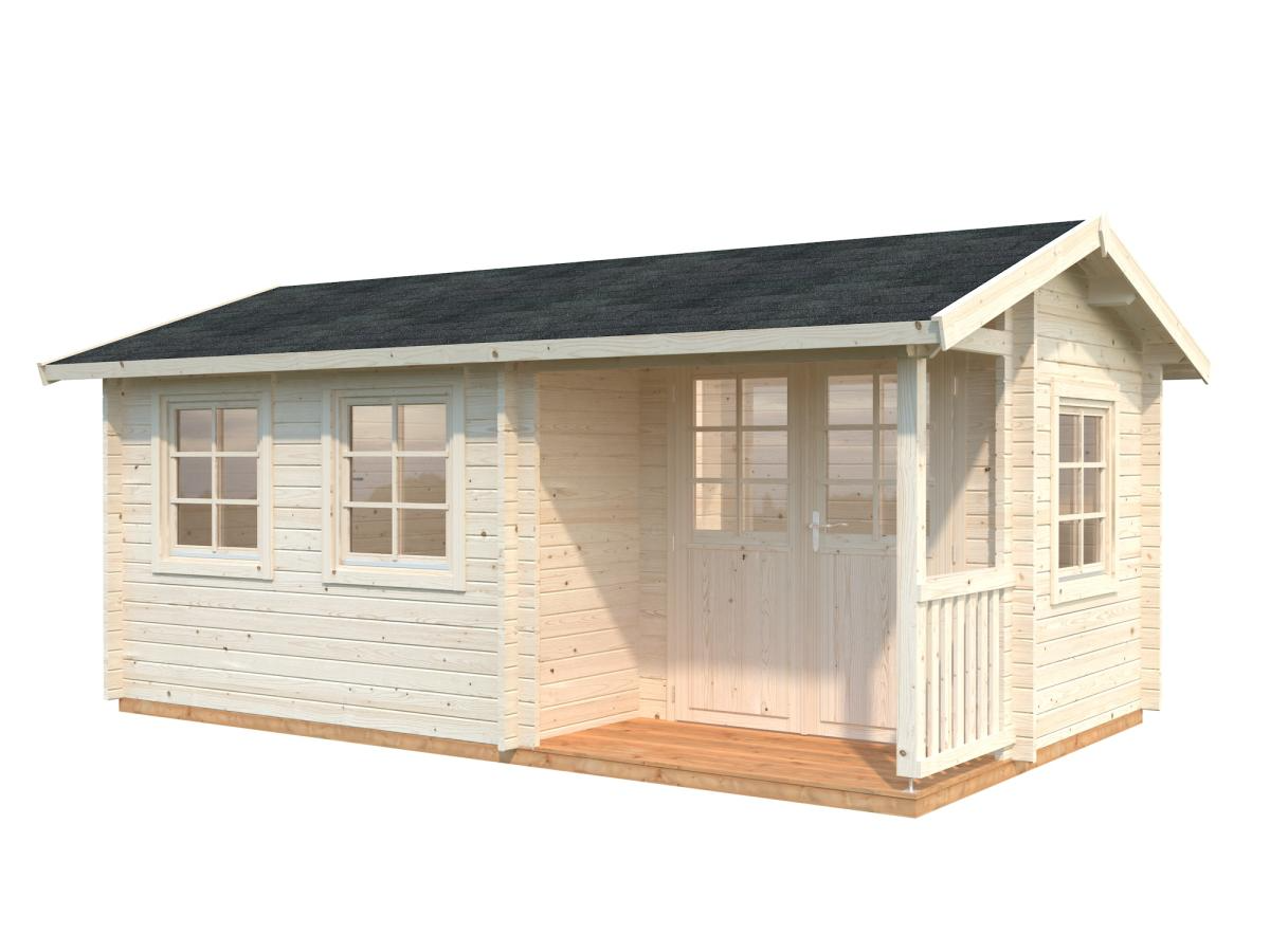 Palmako | Susanna S (17'5" x 10'6" | 133.5 sq.ft. | 1.7") Traditional Homestead Log Cabin