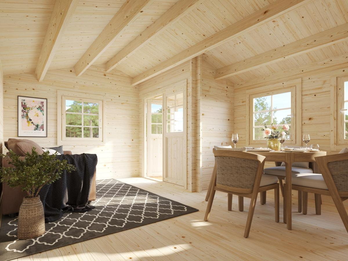 Palmako | Susanna M (17'5" x 13'1" | 176.5 sq.ft. | 1.7") Traditional Homestead Log Cabin