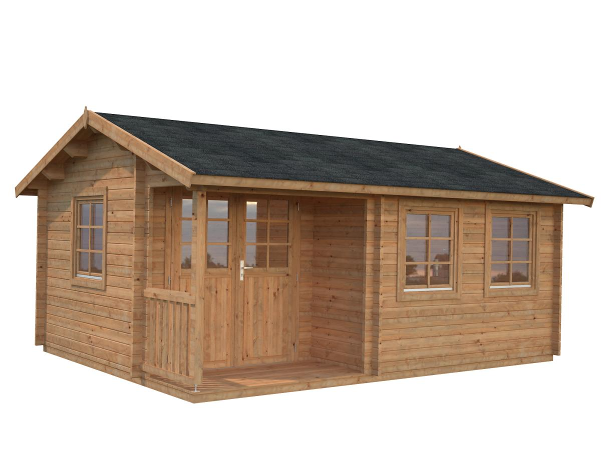 Palmako | Susanna M (17'5" x 13'1" | 176.5 sq.ft. | 1.7") Traditional Homestead Log Cabin