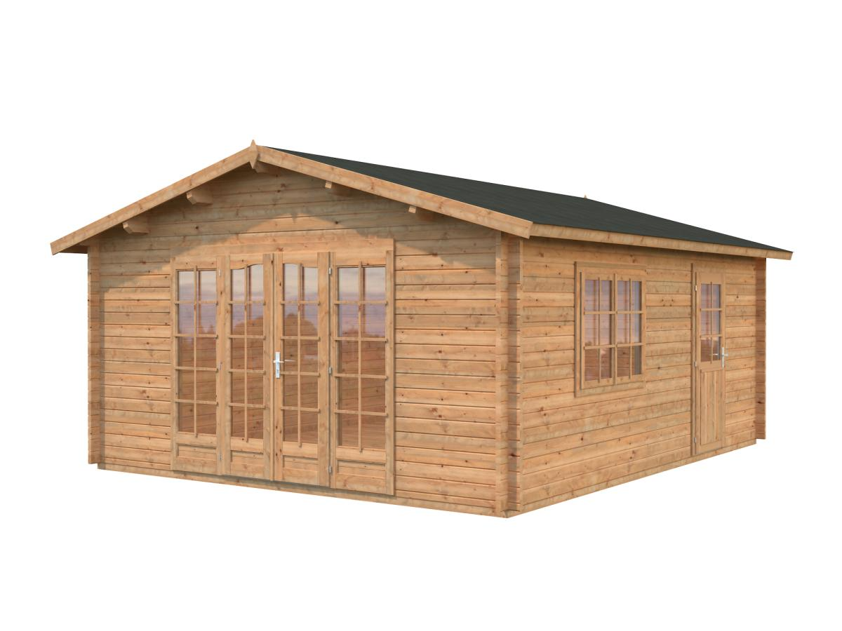 Palmako | Irene L (15'5" x 18'8" | 257.4 sq.ft. | 1.7") Garden Log Cabin