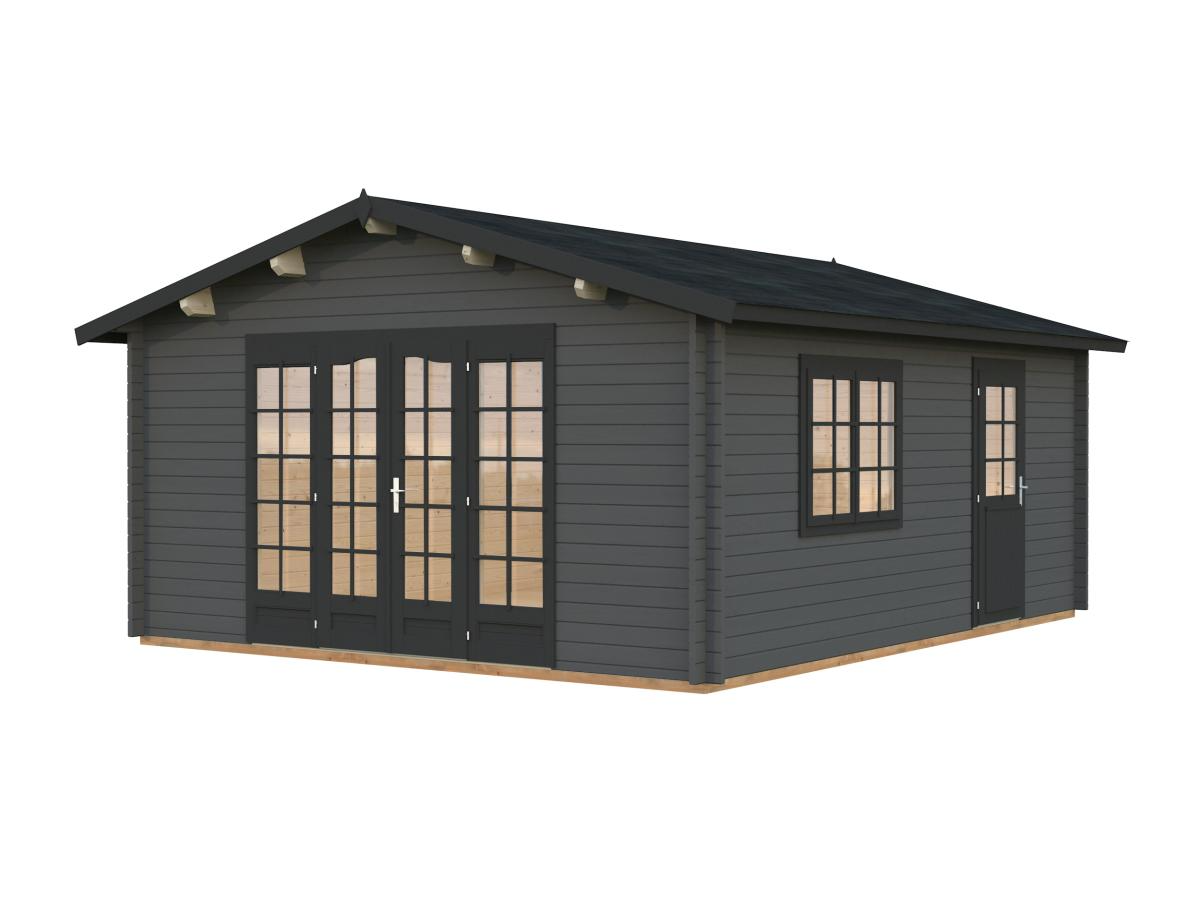 Palmako | Irene L (15'5" x 18'8" | 257.4 sq.ft. | 1.7") Garden Log Cabin