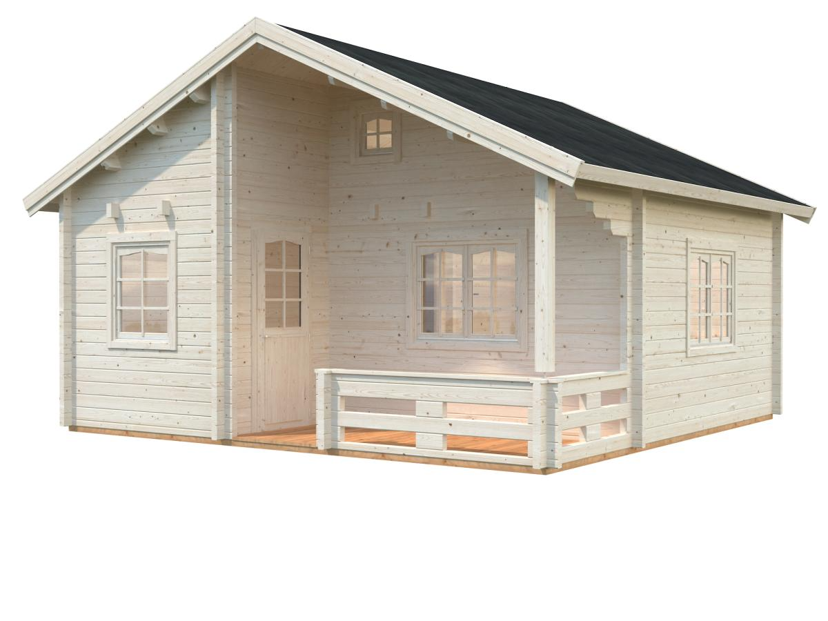 Palmako | Emily (19'4" x 18'8" | 430.6 sq.ft. | 2.8") Log Cabin Holiday Chalet