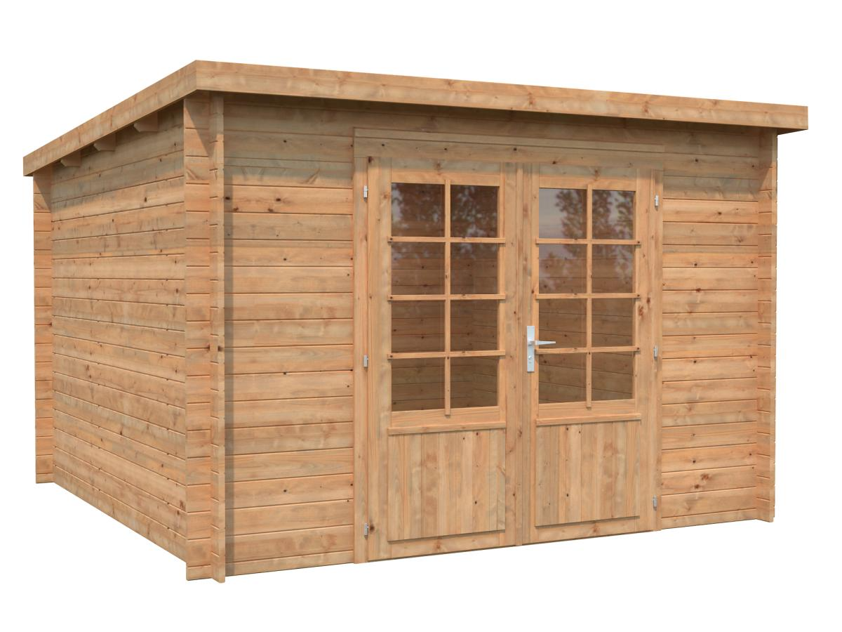 Palmako | Ella (10'6" x 10'6" | 93.6 sq.ft. | 1.1") Pent Roof Garden House