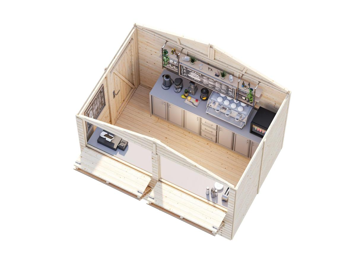 Palmako | Stella S (8′11″ × 6′3″ | 53.8 sq.ft.) Garden Drinks Bar