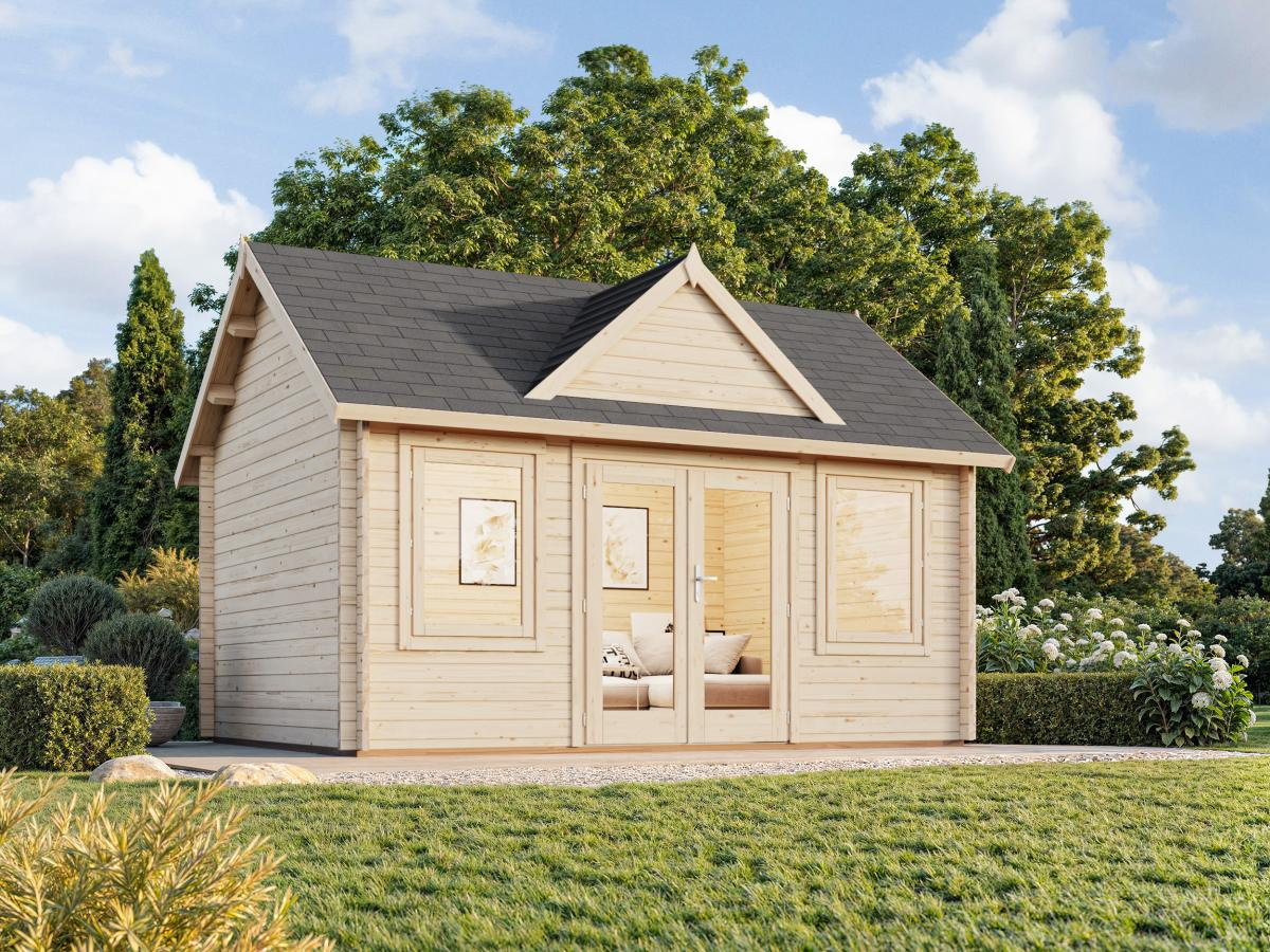 Palmako | Claudia L (15'5" x 11'6" | 152.8 sq.ft. | 1.7") Clockhouse Style Log Cabin