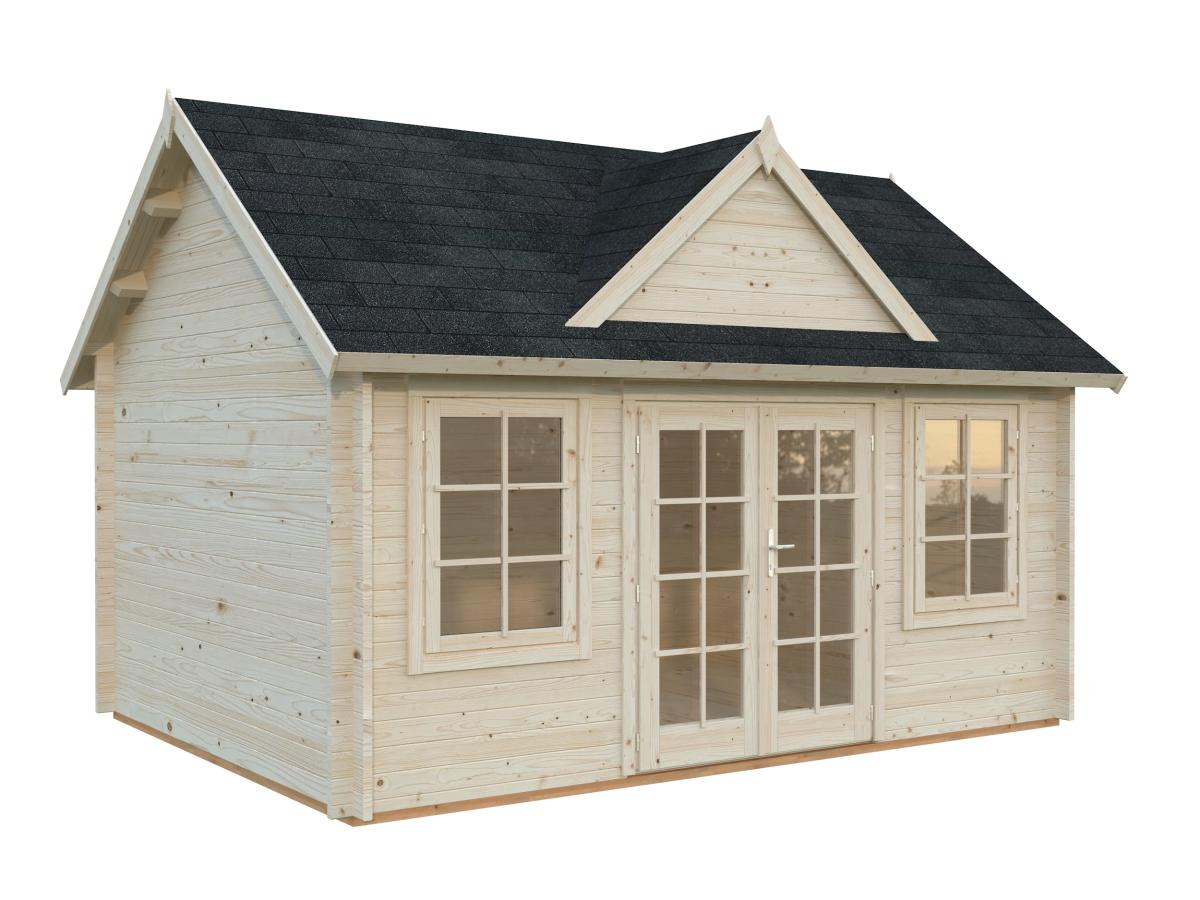 Palmako | Claudia L (15'5" x 11'6" | 152.8 sq.ft. | 1.7") Clockhouse Style Log Cabin