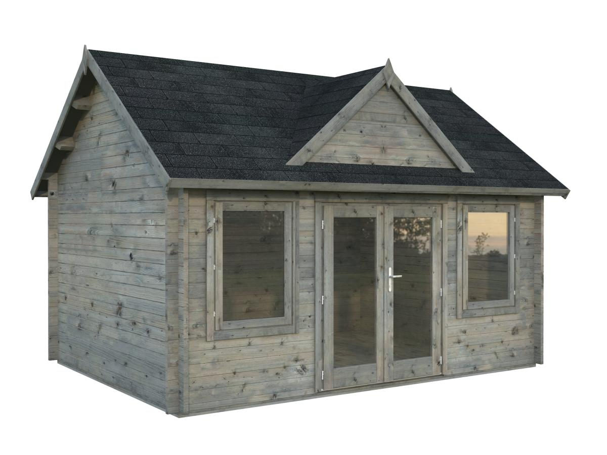 Palmako | Claudia L (15'5" x 11'6" | 152.8 sq.ft. | 1.7") Clockhouse Style Log Cabin