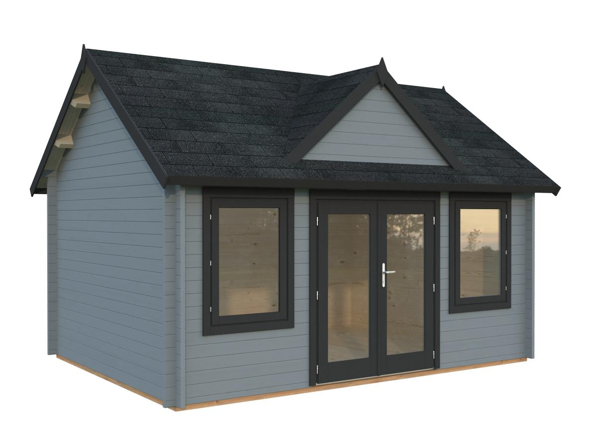 Palmako | Claudia L (15'5" x 11'6" | 152.8 sq.ft. | 1.7") Clockhouse Style Log Cabin
