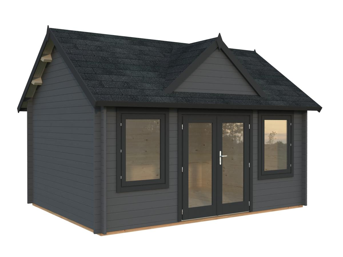 Palmako | Claudia L (15'5" x 11'6" | 152.8 sq.ft. | 1.7") Clockhouse Style Log Cabin