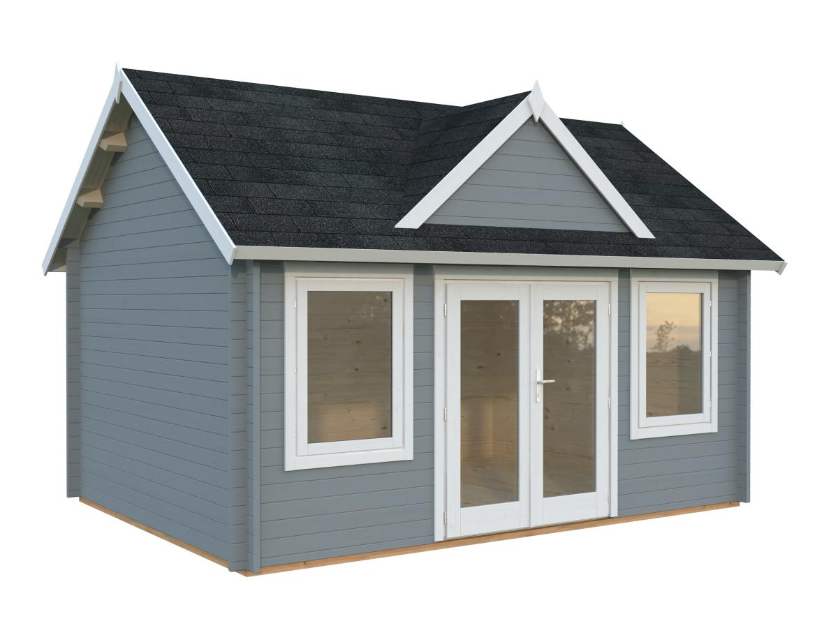 Palmako | Claudia L (15'5" x 11'6" | 152.8 sq.ft. | 1.7") Clockhouse Style Log Cabin