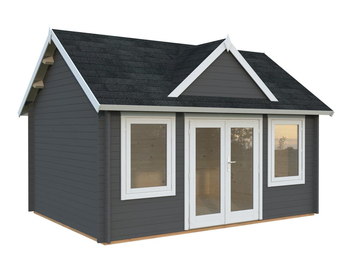 Palmako | Claudia L (15'5" x 11'6" | 152.8 sq.ft. | 1.7") Clockhouse Style Log Cabin