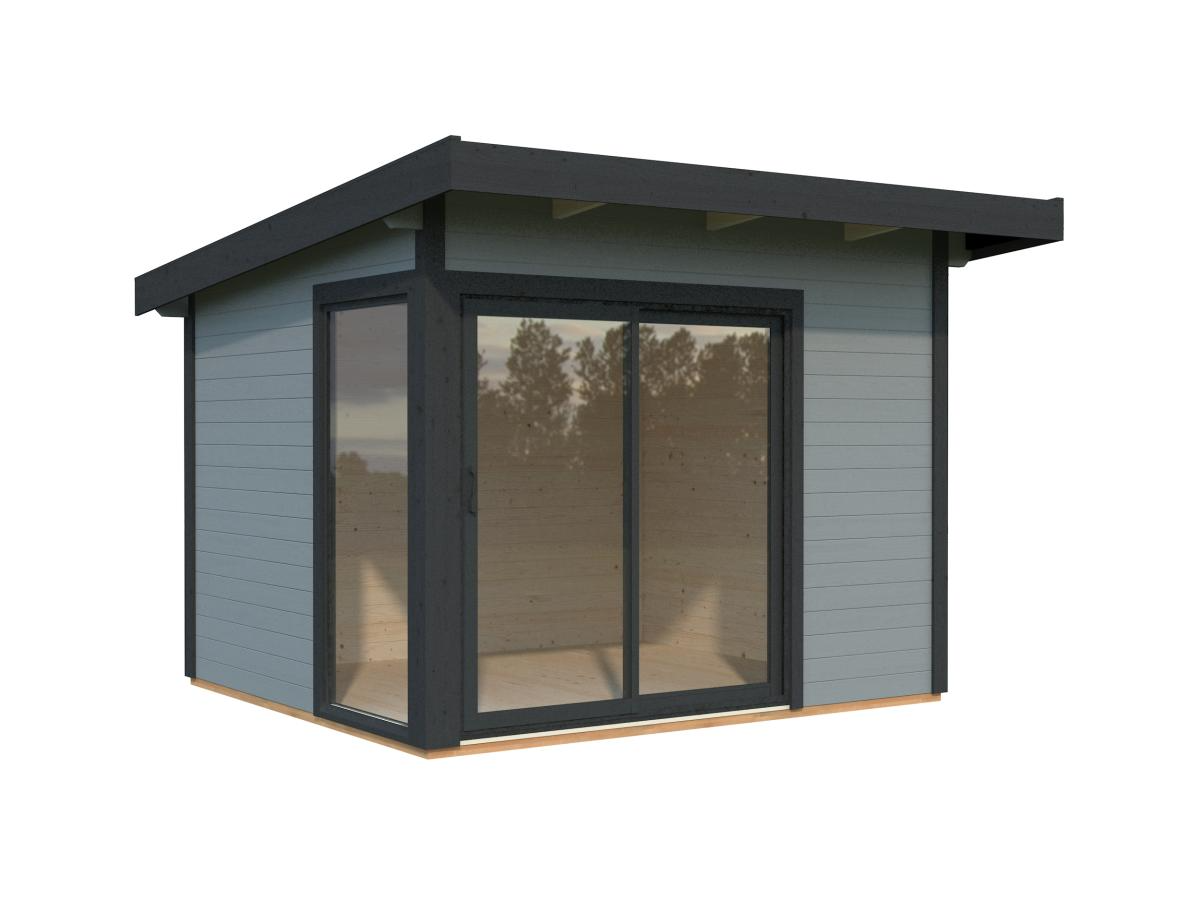 Palmako | Andrea XS (9'10" x 8'10" | 80.7 sq.ft. | 1.7") Small Double Glazed Modern Garden Room