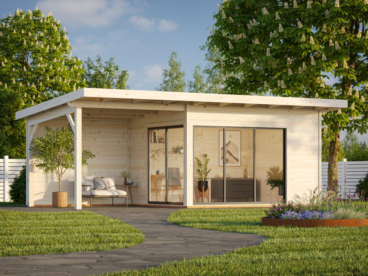 Palmako | Andrea L (22'9" x 9'10" | 204.5 sq.ft. | 1.7") Garden Room with Sliding Doors