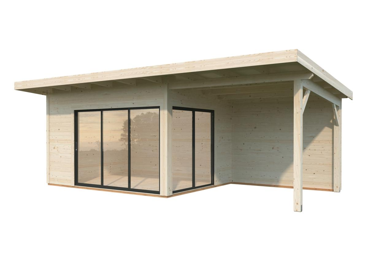 Palmako | Andrea L (22'9" x 9'10" | 204.5 sq.ft. | 1.7") Garden Room with Sliding Doors