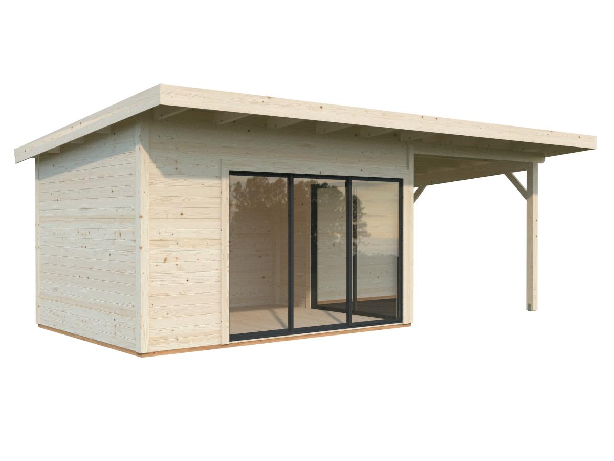 Palmako | Andrea L (22'9" x 9'10" | 204.5 sq.ft. | 1.7") Garden Room with Sliding Doors