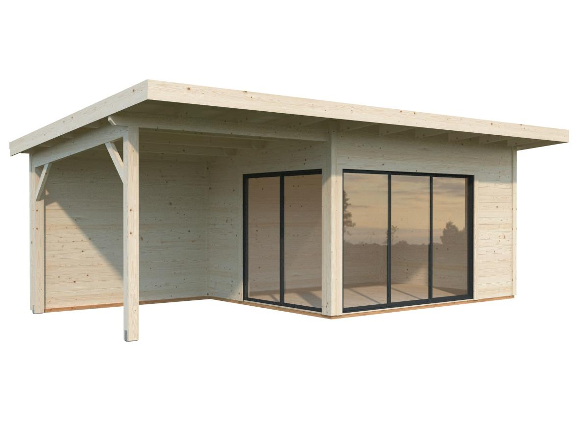 Palmako | Andrea L (22'9" x 9'10" | 204.5 sq.ft. | 1.7") Garden Room with Sliding Doors