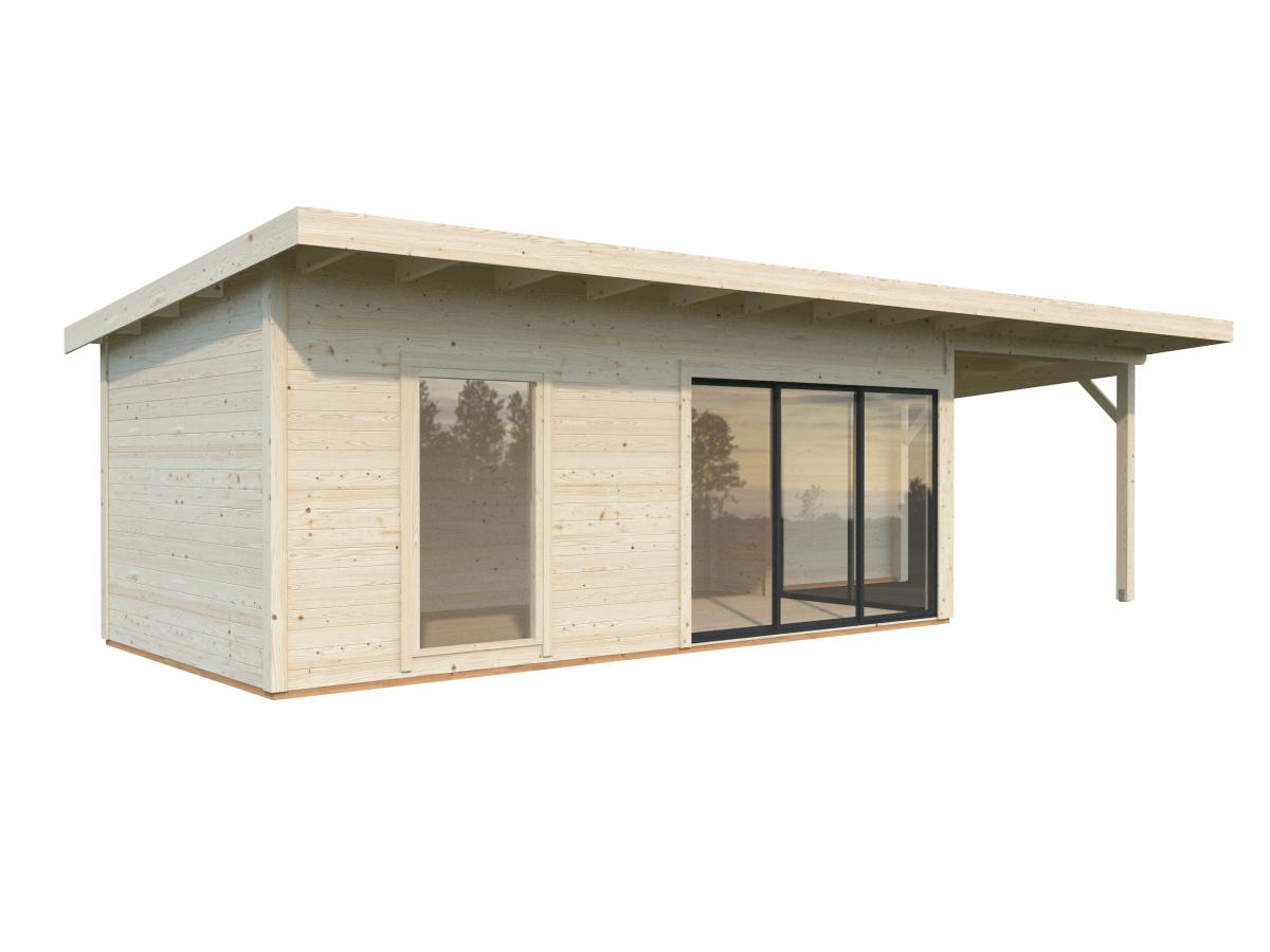 Palmako | Andrea XL (29'6" x 9'10" | 269.1 sq.ft. | 1.7") Garden Room with Sliding Doors